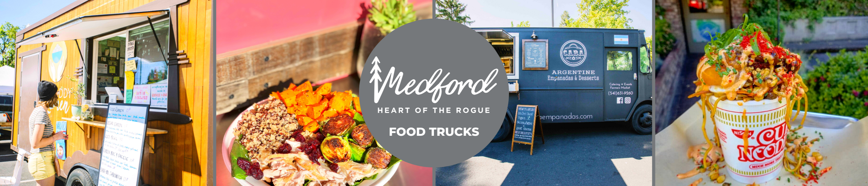 Medford Food Trucks, food, best food in medford, heart of the rogue, places to eat, things to do