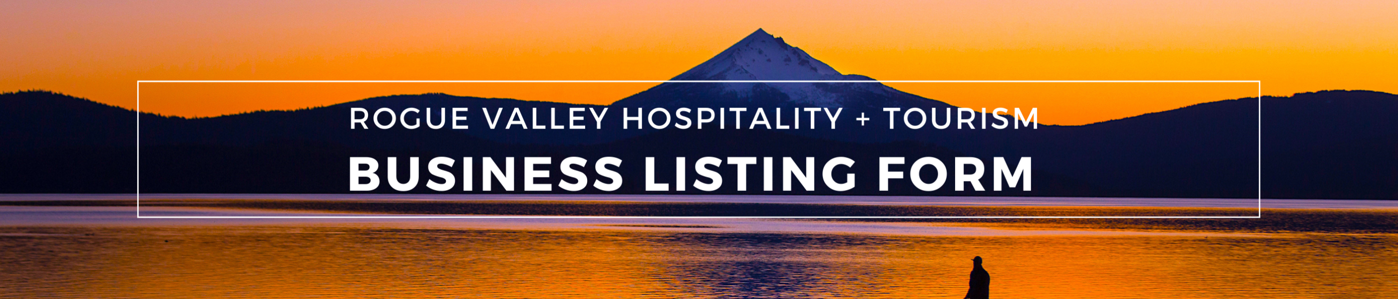 Business Listing Form, Rogue Valley Hospitality Tourism