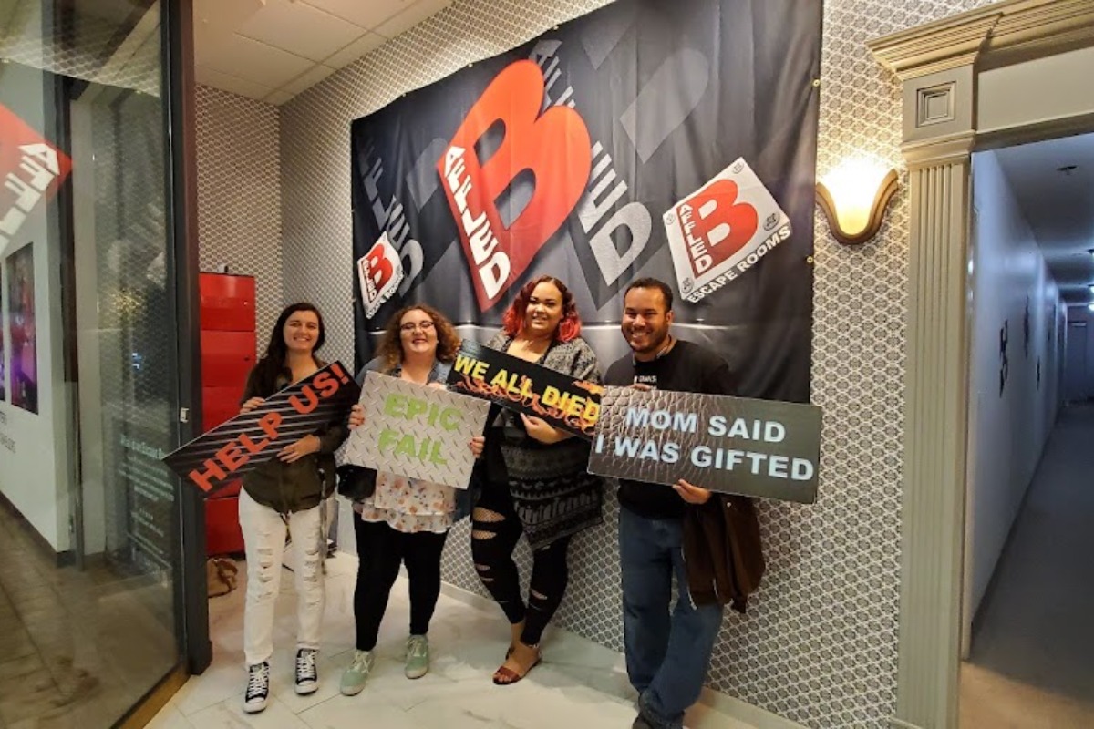 Baffled escape rooms, games, attractions, family fun, friends, things to do in medford, indoor activities