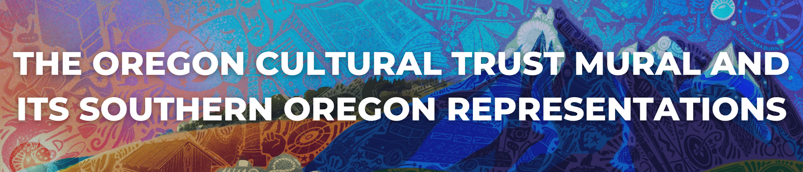 Celebrate Oregon! , Cultural trust mural, medford murals, airport mural, artistry, oregon cultural trust