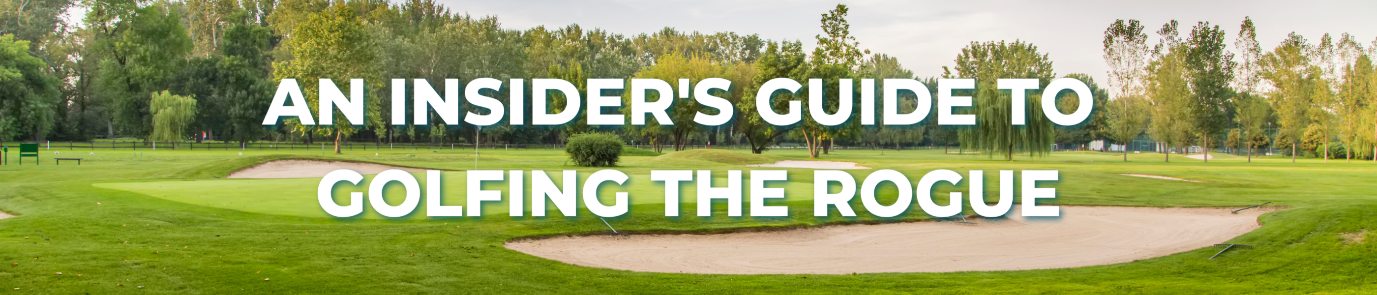 blog header, an insiders guide to golfing the rogue