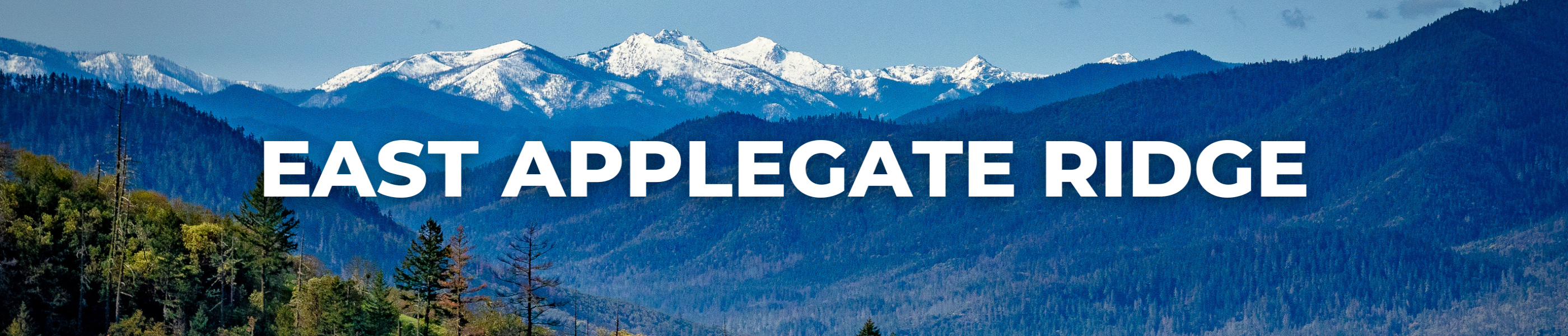 East Applegate Ridge Trail Blog Header