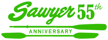 Sawyer Paddles & Oars 55th Anniversary Logo