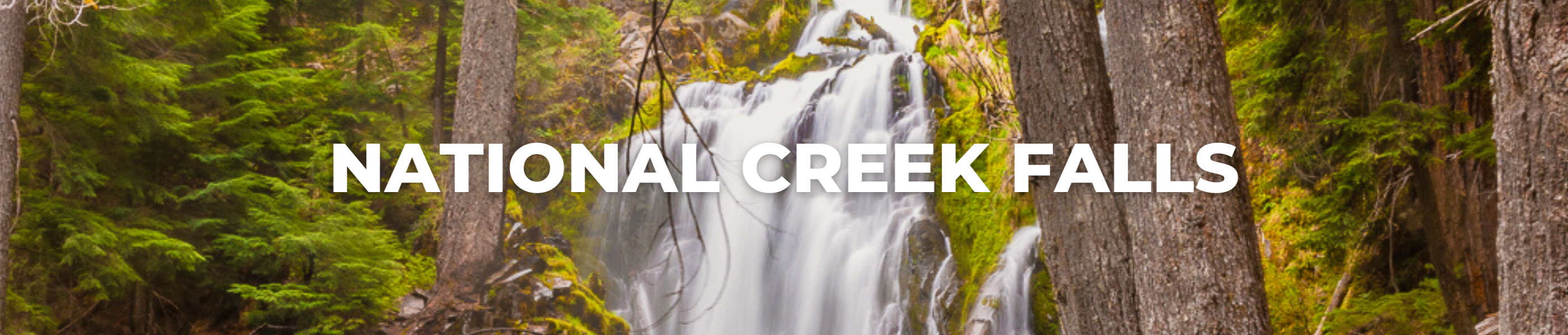 National Creek Falls, top waterfalls in Medford, the Rogue-Umpqua Scenic Byway, Highway of waterfalls,